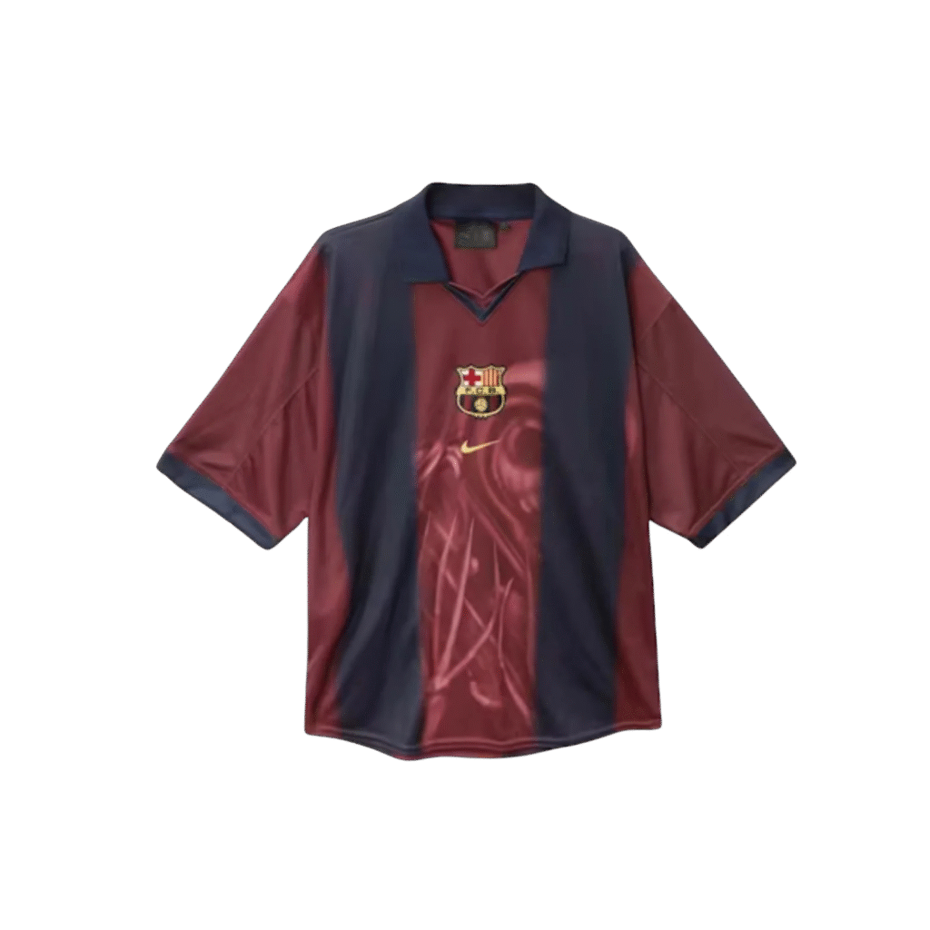 Travis Scott x Fc Barcelona Retro 2000-01 Home Skeleton Jersey