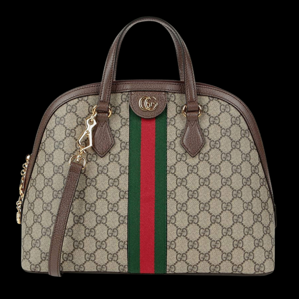Gucci Medium GG Supreme Canvas Ophidia Tote Bag