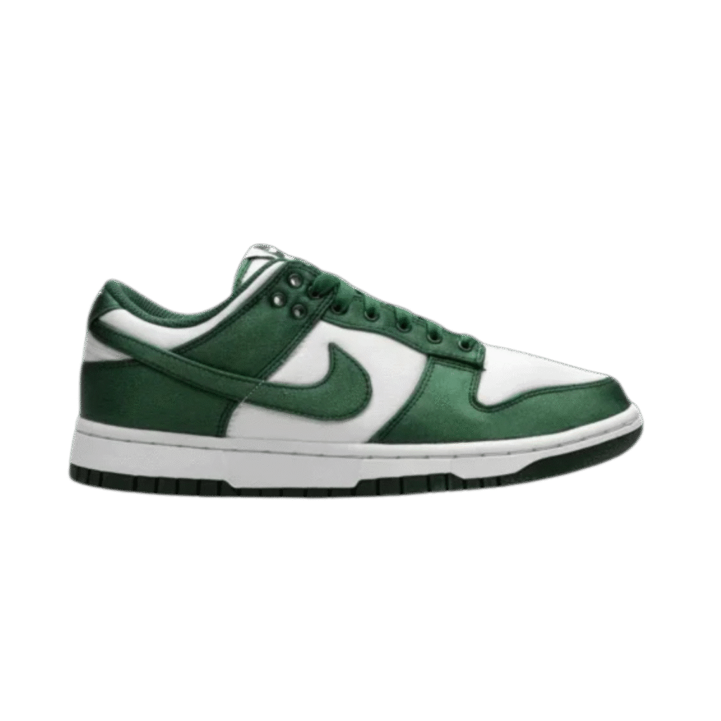 SB Dunk Low Green Satin
