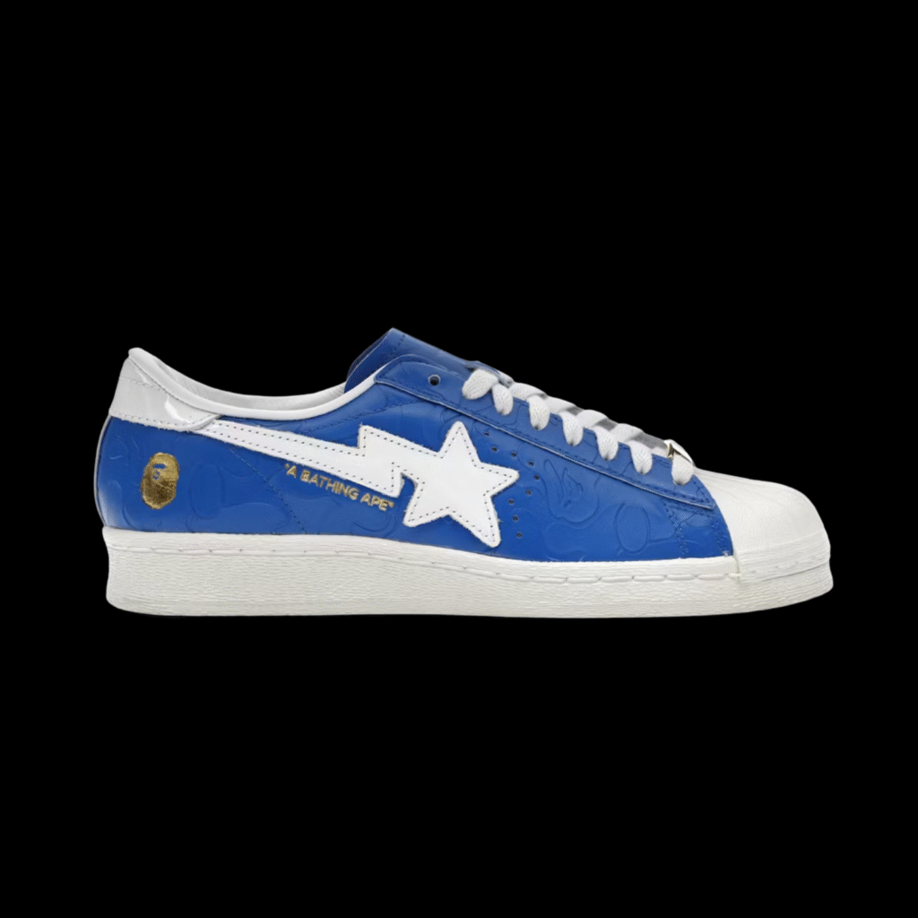 Superstar Vintage Bape Blue White