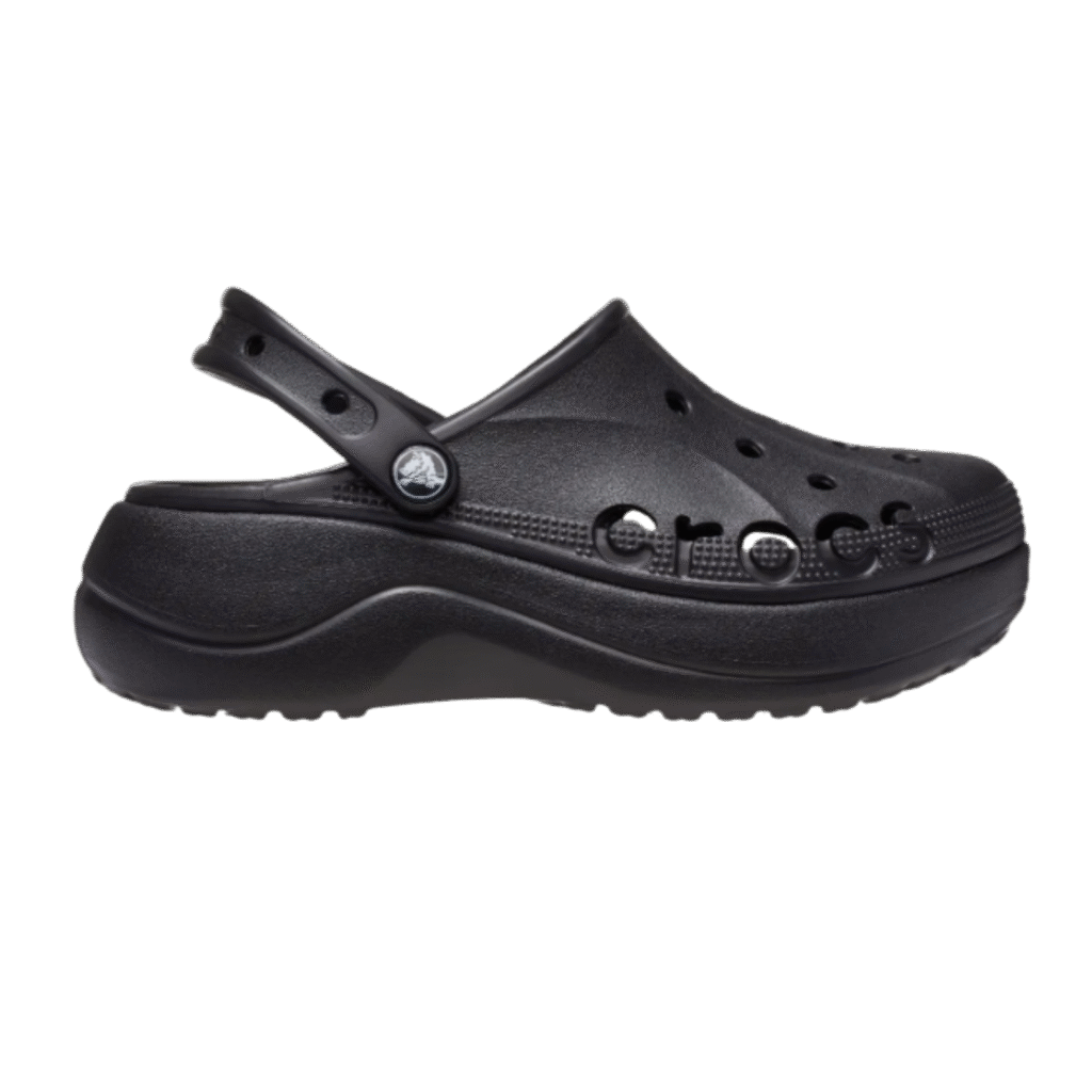 Baya Platform Clog Black