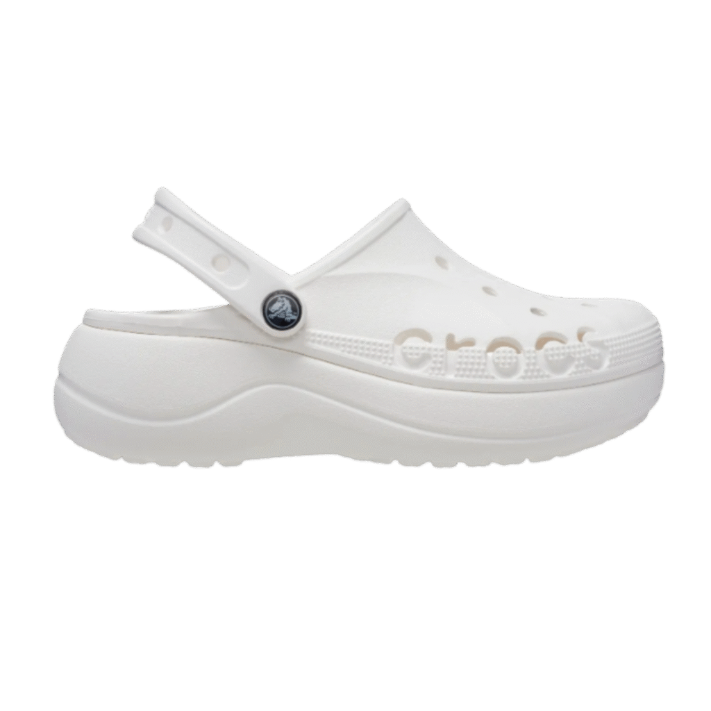 Baya Platform Clog White