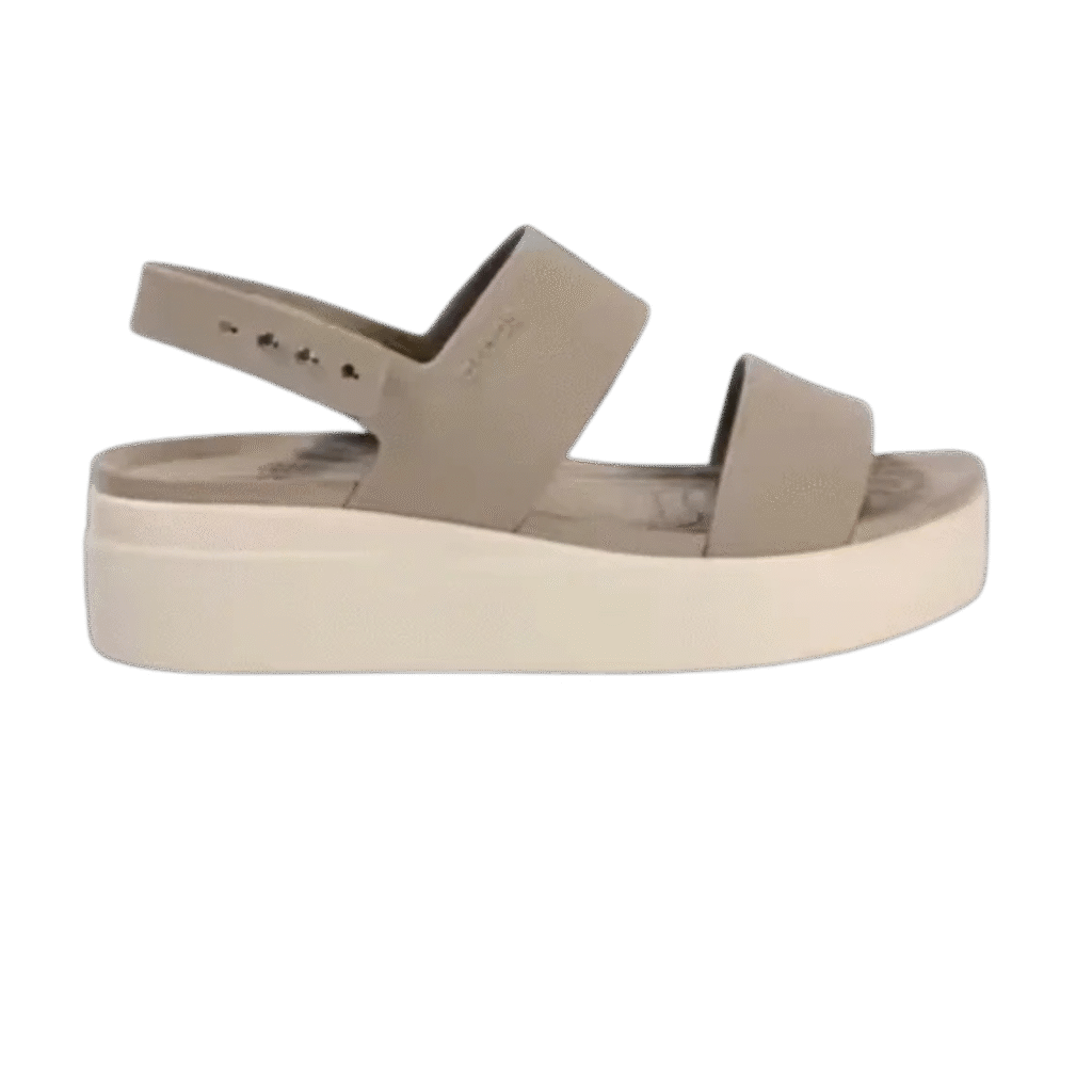 Brooklyn Low Wedge Sandals Brown