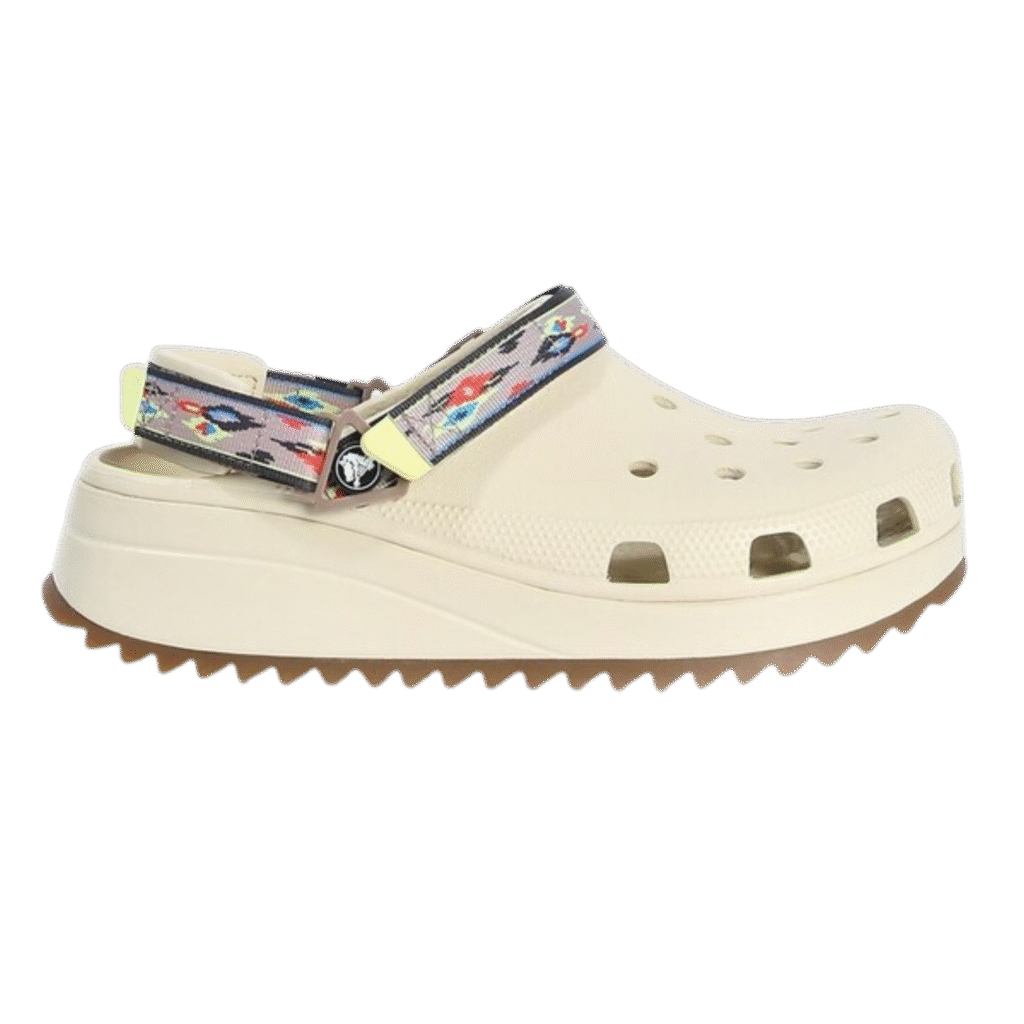 Cream-Coloured & Brown Clogs