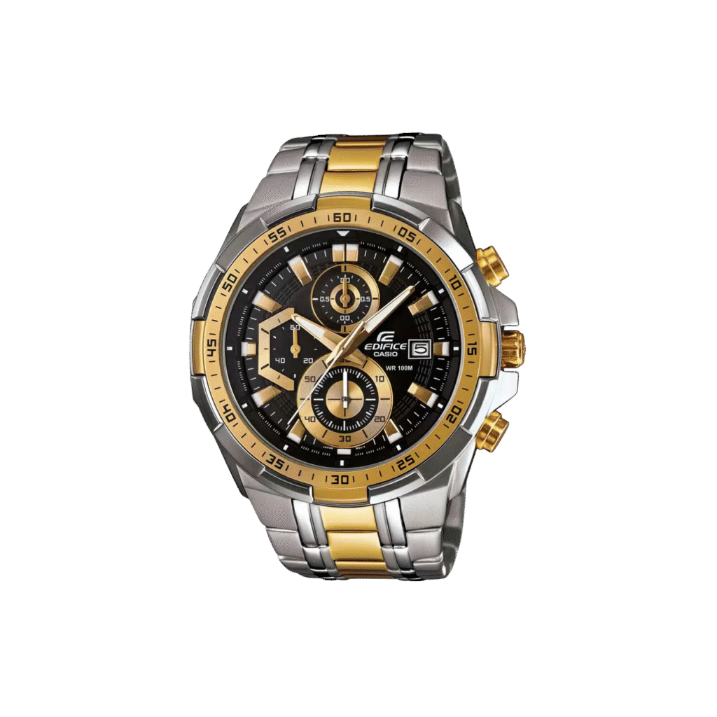 Edifice Casio Two-Tone Chronograph