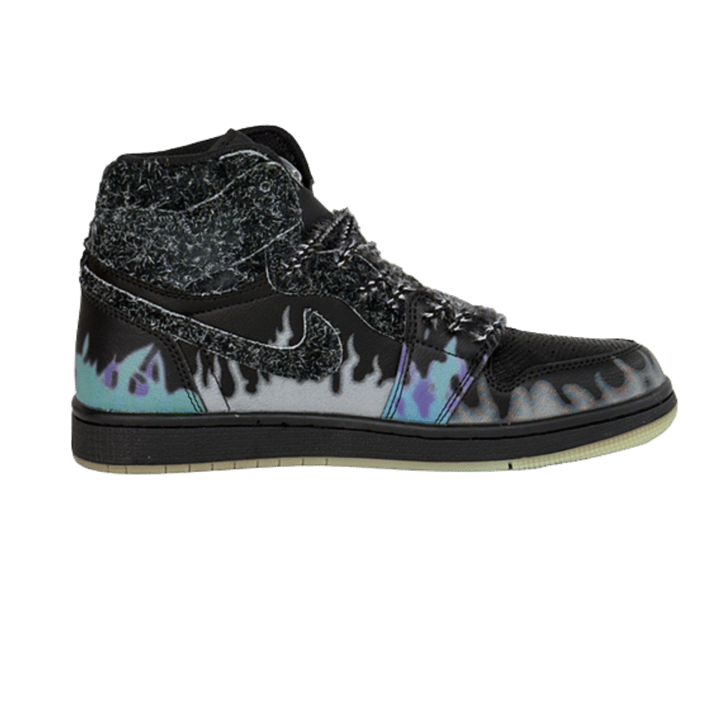 Jordan 1 Mid Halloween Black Cat