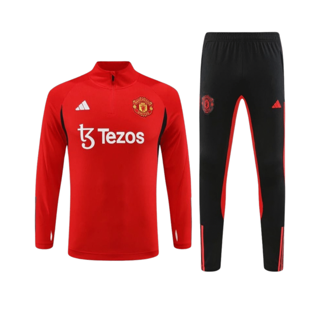 Manchester United Football Club Track Suit  Red Black