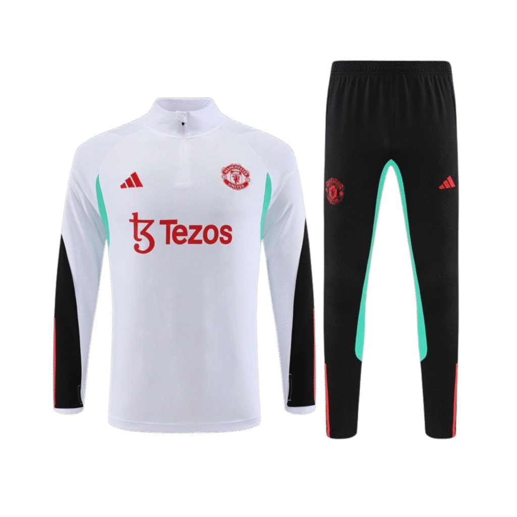 Manchester United Football Club Track Suit White Black