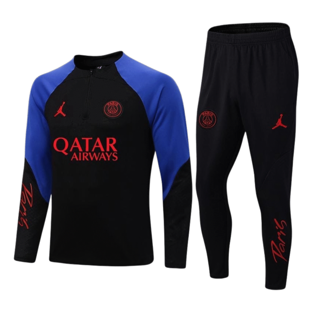 Paris Saint-Germain F.C. Track Suit Black Navy