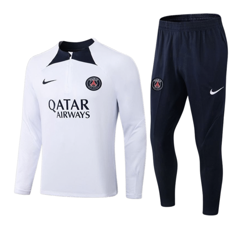 Paris Saint-Germain F.C. Track Suit White Navy