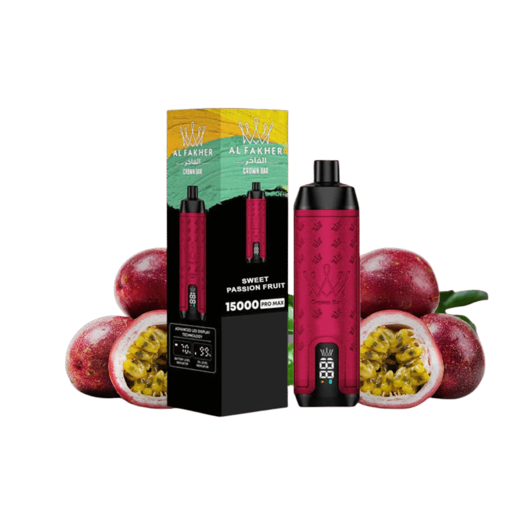 AL FAKHER Crown bar Sweet Passion Fruit 15000 Puffs