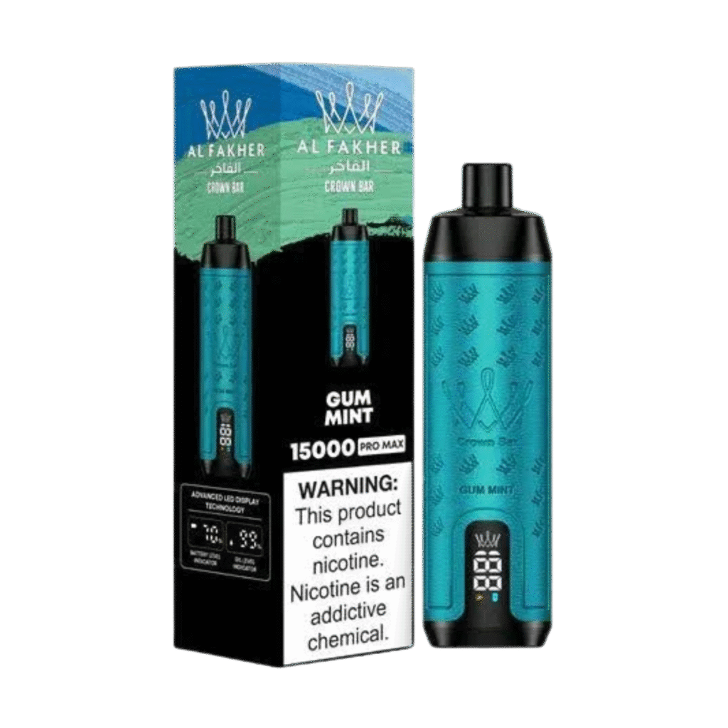 AL FAKHER Crown bar Gum Mint 15000 Puffs