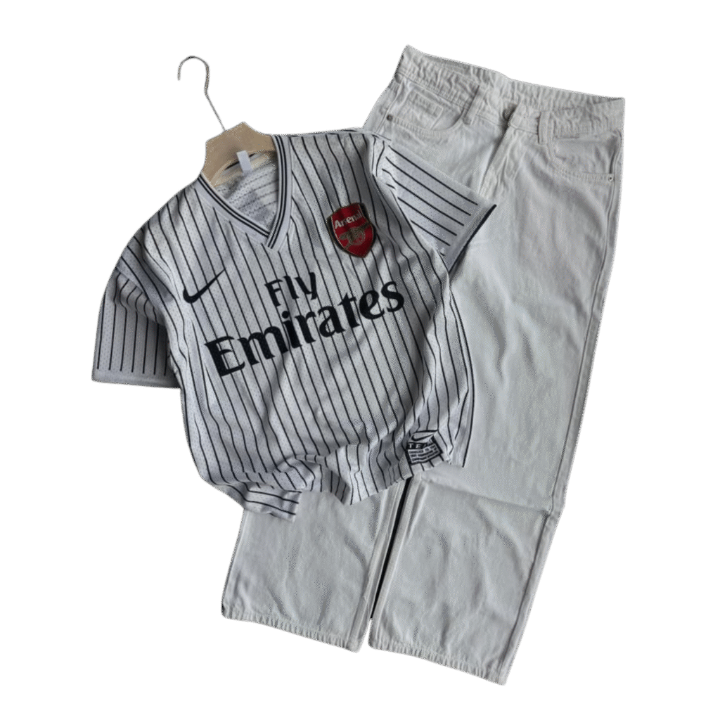 Arsenal Tee & Premium Baggy Jeans