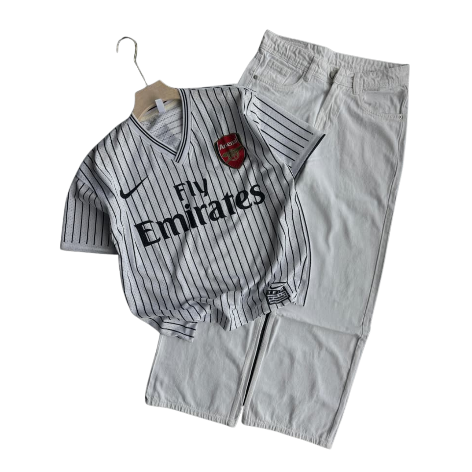 Arsenal Tee & Premium Baggy Jeans