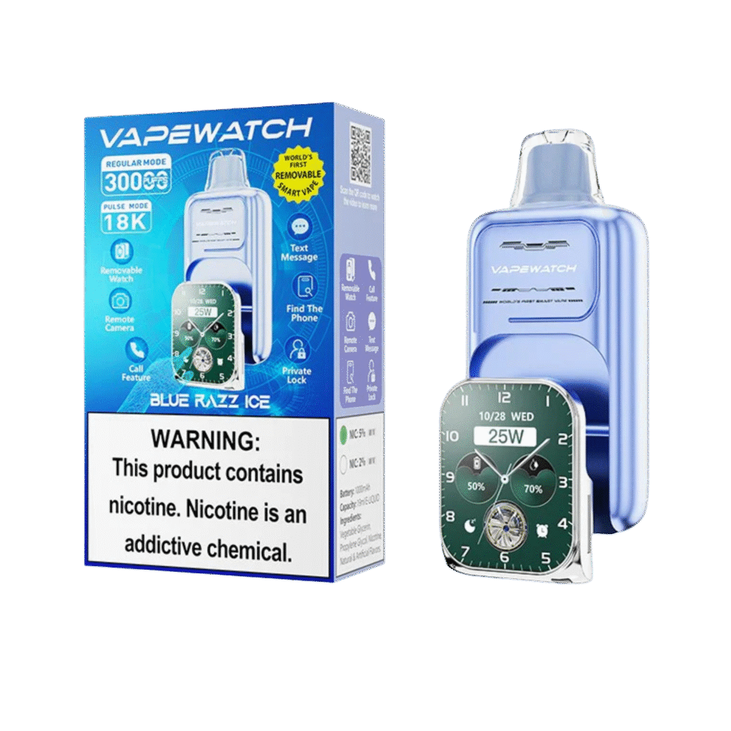 JNR®VapeWatch Blue Razz Ice 30000puffs