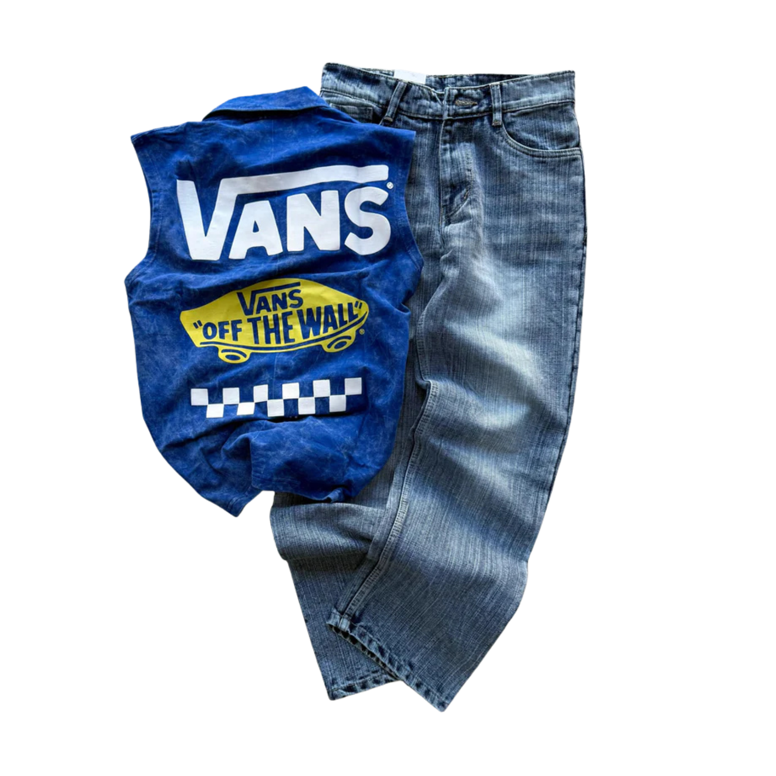 Vans Off The Wall & Premium Baggy jeans